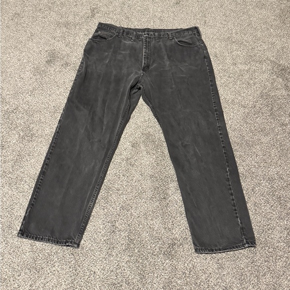Wrangler Vintage Men’s Plus Size Black Denim Jeans - Picture 1 of 6